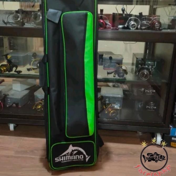 Tersedia tas pancing gendong shimano 60cm 100cm 135cm ,,