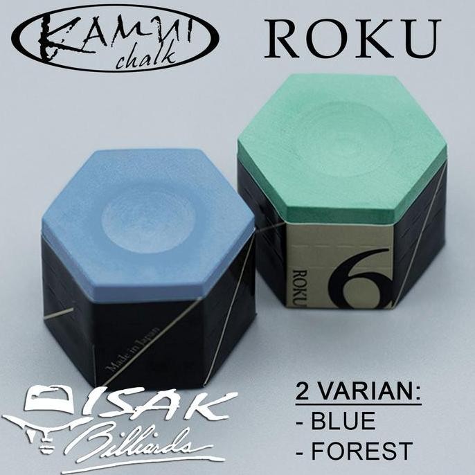 

Kamui Chalk - Roku Japan Chalks Kapur Biliar Billiard Bilyard Ori Asli