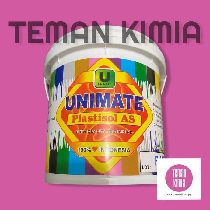 

Tinta Pasta Sablon Plastisol Unimate White 1Kg