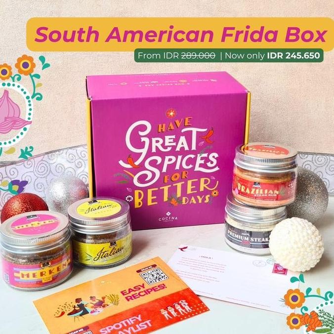 

Cocina Creativa Grill Series Frida Box - Gift Hamper Set