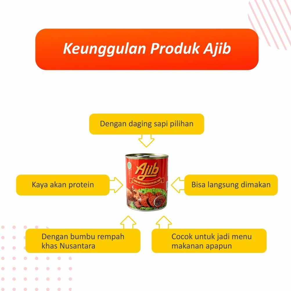 

ready Ajib Kornet Daging Sapi Dengan Cabai 340gr - Isi 2pcs murah