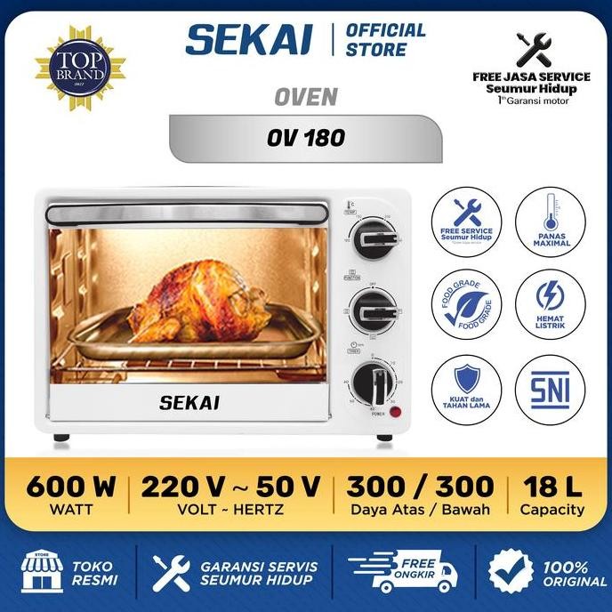 Sekai Oven Ov Listrik 180