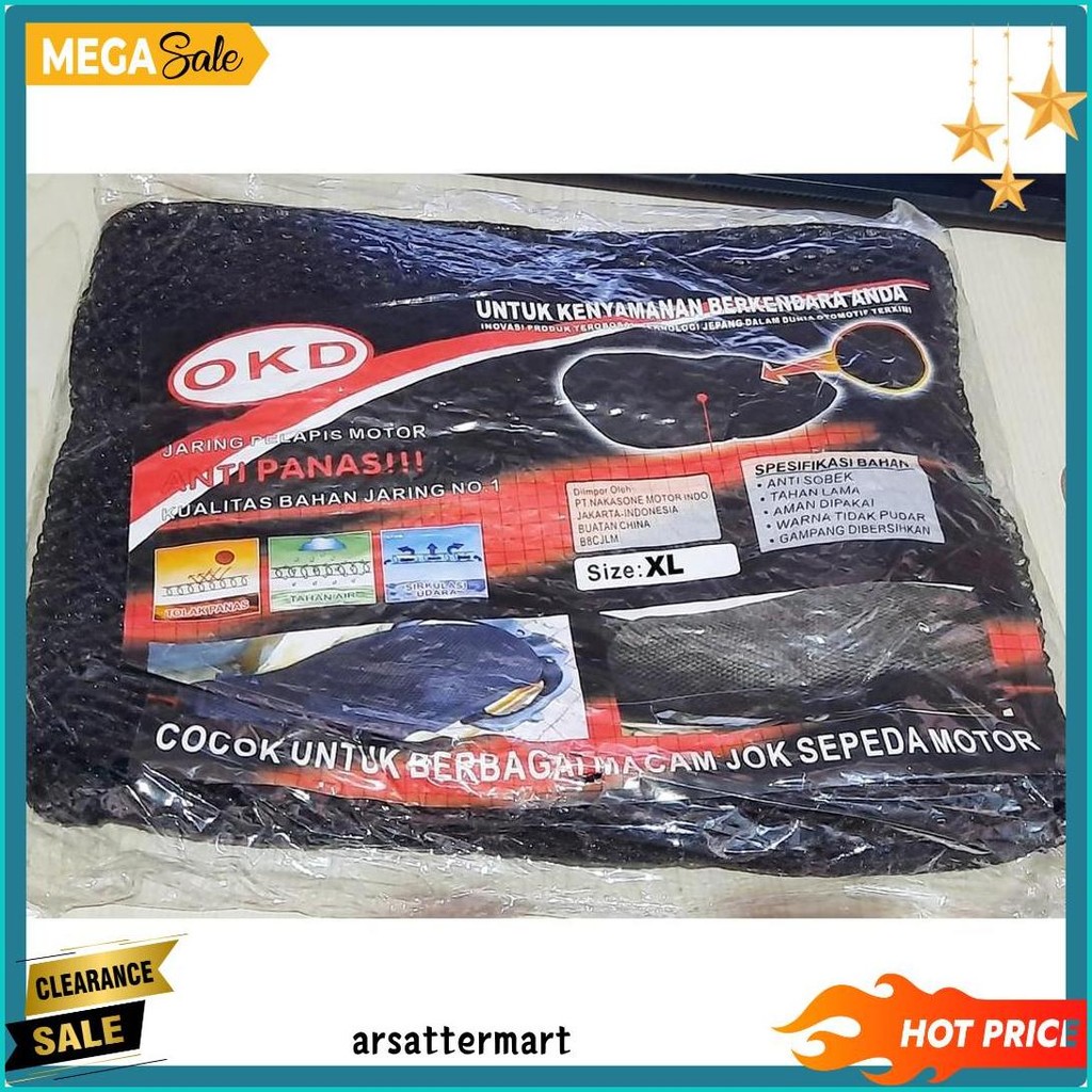 Jaring Jok Motor Jaring Anti Panas Size S M L Xl Xxl Xxxl For Beat Vario Pcx 150 160 Supra X 125 Mio
