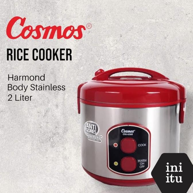 [ Cosmos ] Rice Cooker / Magic Com Cosmos Harmond Crj 6368 - 2 Liter