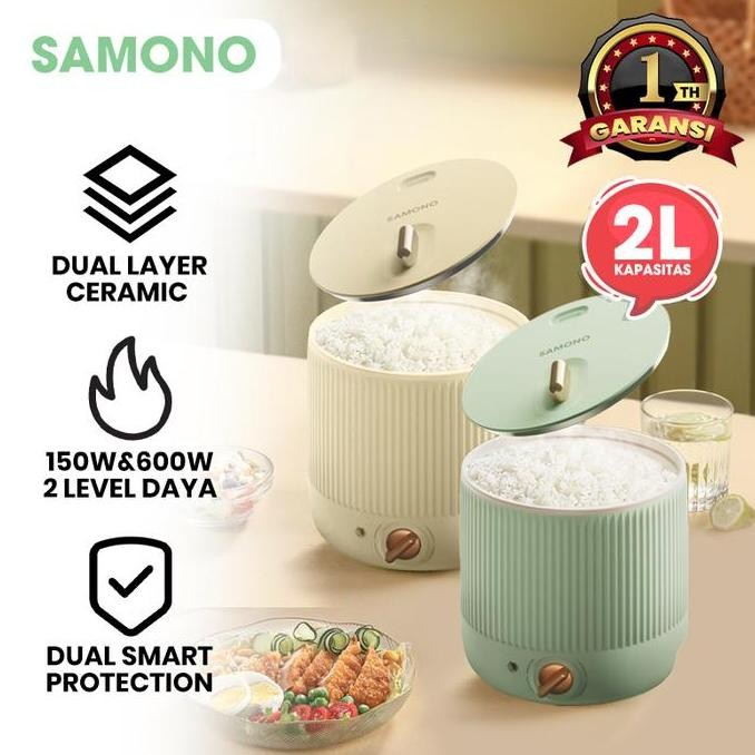 Samono Rice Cooker Panci Listrik Serbaguna Slow Cooker
