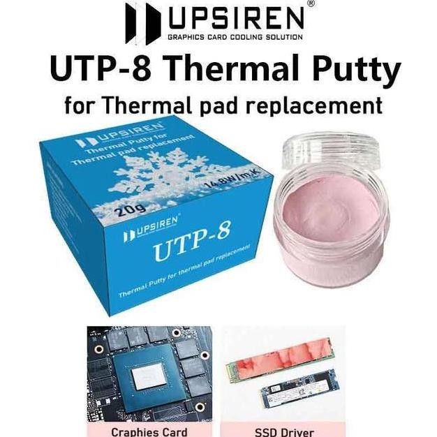 UPSIREN Thermal Putty (Pengganti Thermal Pad) untuk VRAM/VRM/SSD