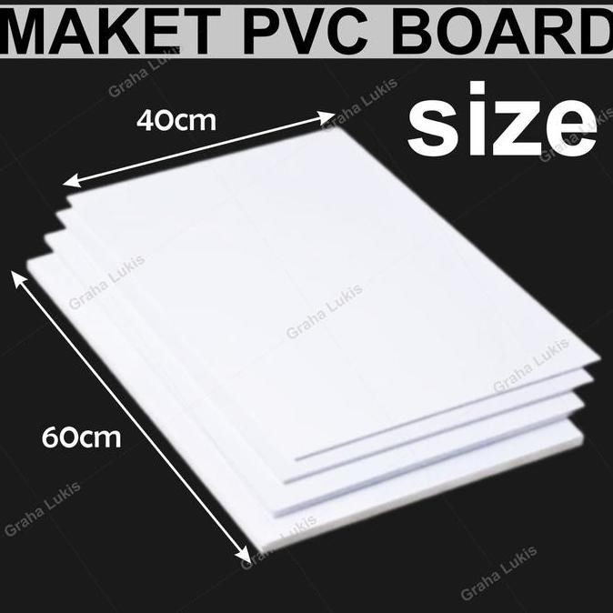 

baru PVC Board 1mm / 2mm / 3mm / 4mm / 5mm 40x60cm