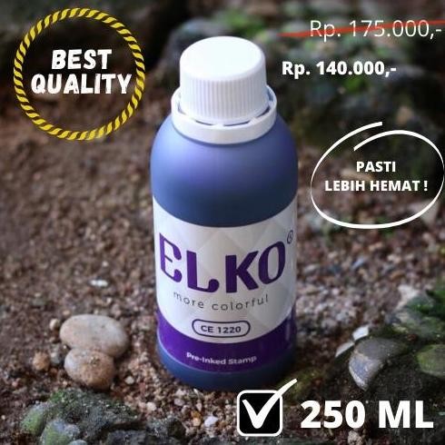 

Tinta Stempel Flash Trodat Otomatis Warna Violet 250Ml Elko Waterproof
