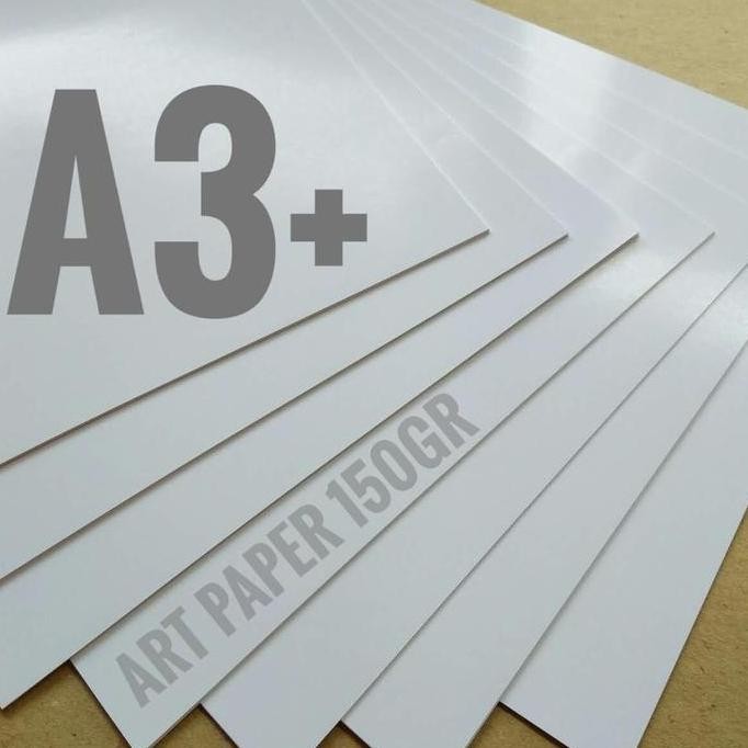 

baru Kertas Art Paper 150 Gsm Uk A3+ / 32cm X 48.3cm ( isi 250 lembar )