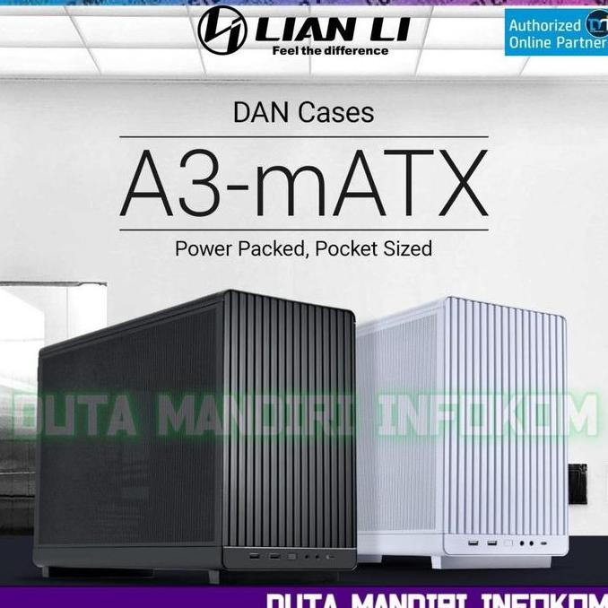 Lian Li A3 mATX - High Airflow Compact Mini m-ATX Gaming Case I Dan Case