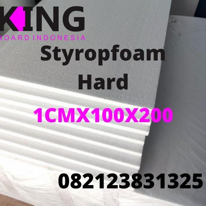 baru Styrofoam hard Lembaran 1 cm 100 x 200