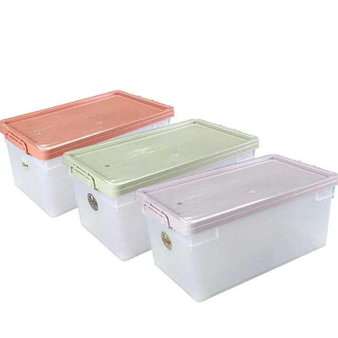 Claris 1022 Container Box Plastik Nexis 66 Liter Kotak Tutup Plastik