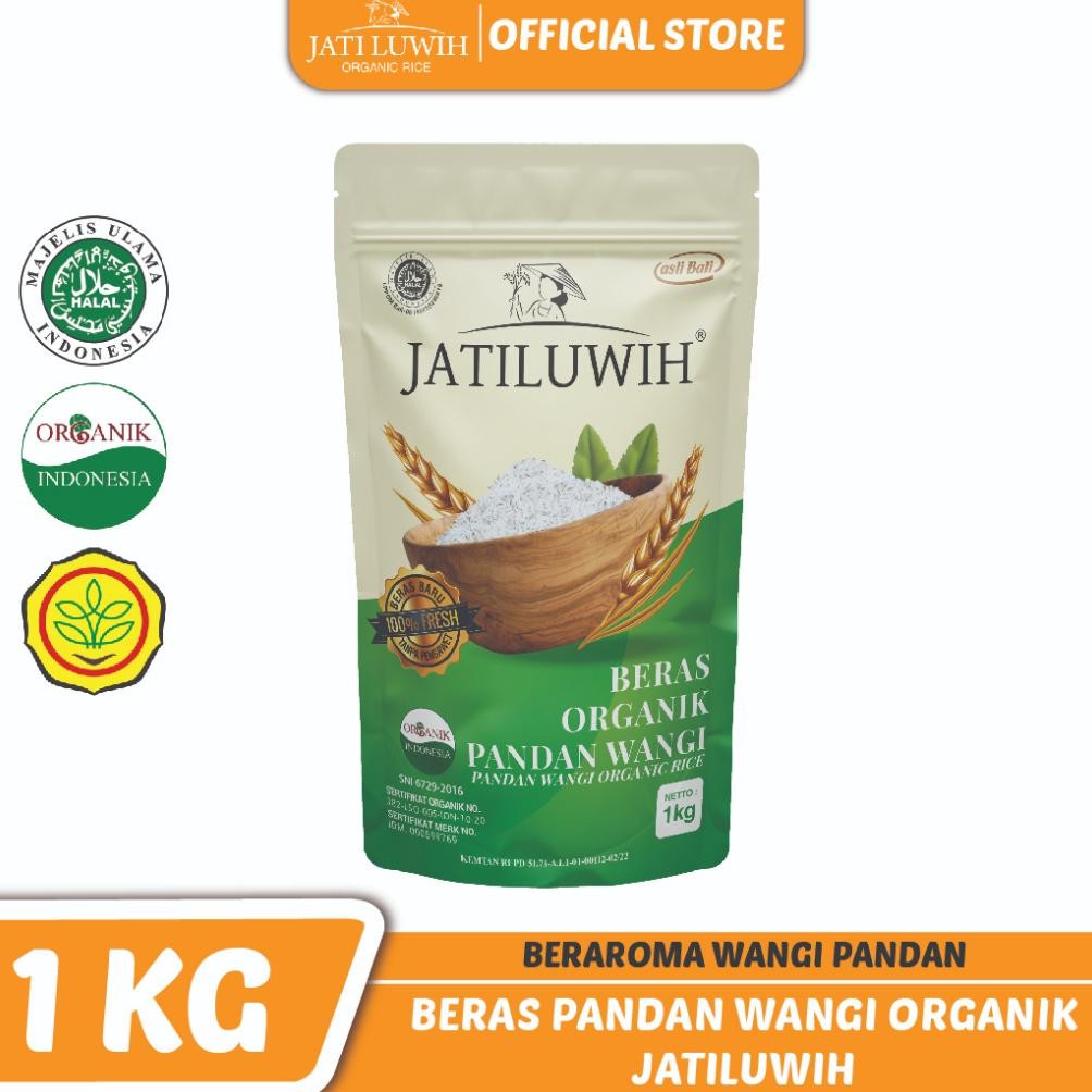 

ready Jatiluwih Beras Pandan Wangi Organik 1kg - Beras Pandan Wangi Organik Jatiluwih 1kg murah