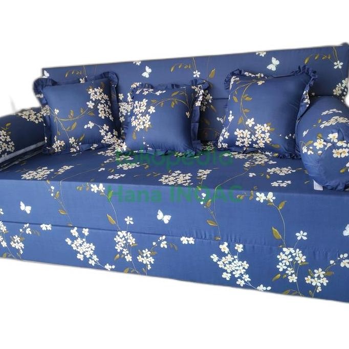 sarung cover sofabed inoac 200x160x20 / 200x160x15 Katun MURAH