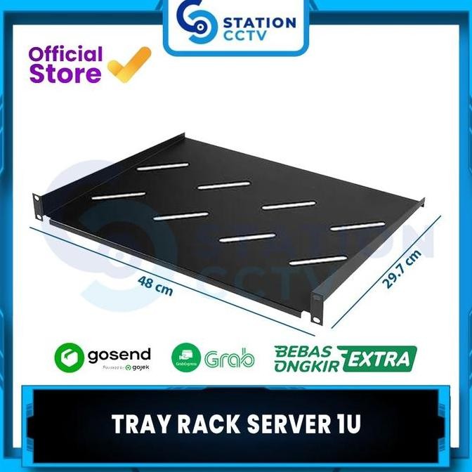 Tray Tatakan Rack server / Ambalan rack / wallmount rack server 1U
