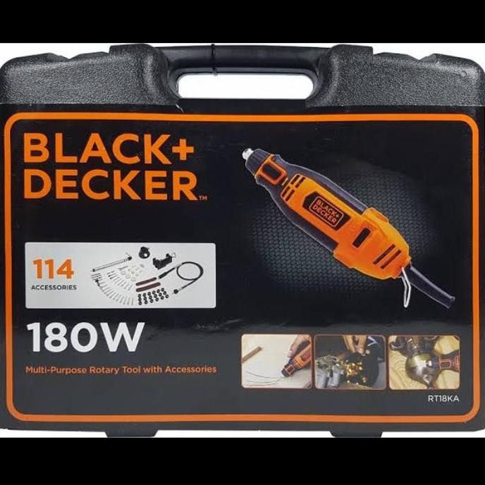 Promo Die Grinder ( Rt-18Ka ) Mini Grinder Rt18Ka Black Decker