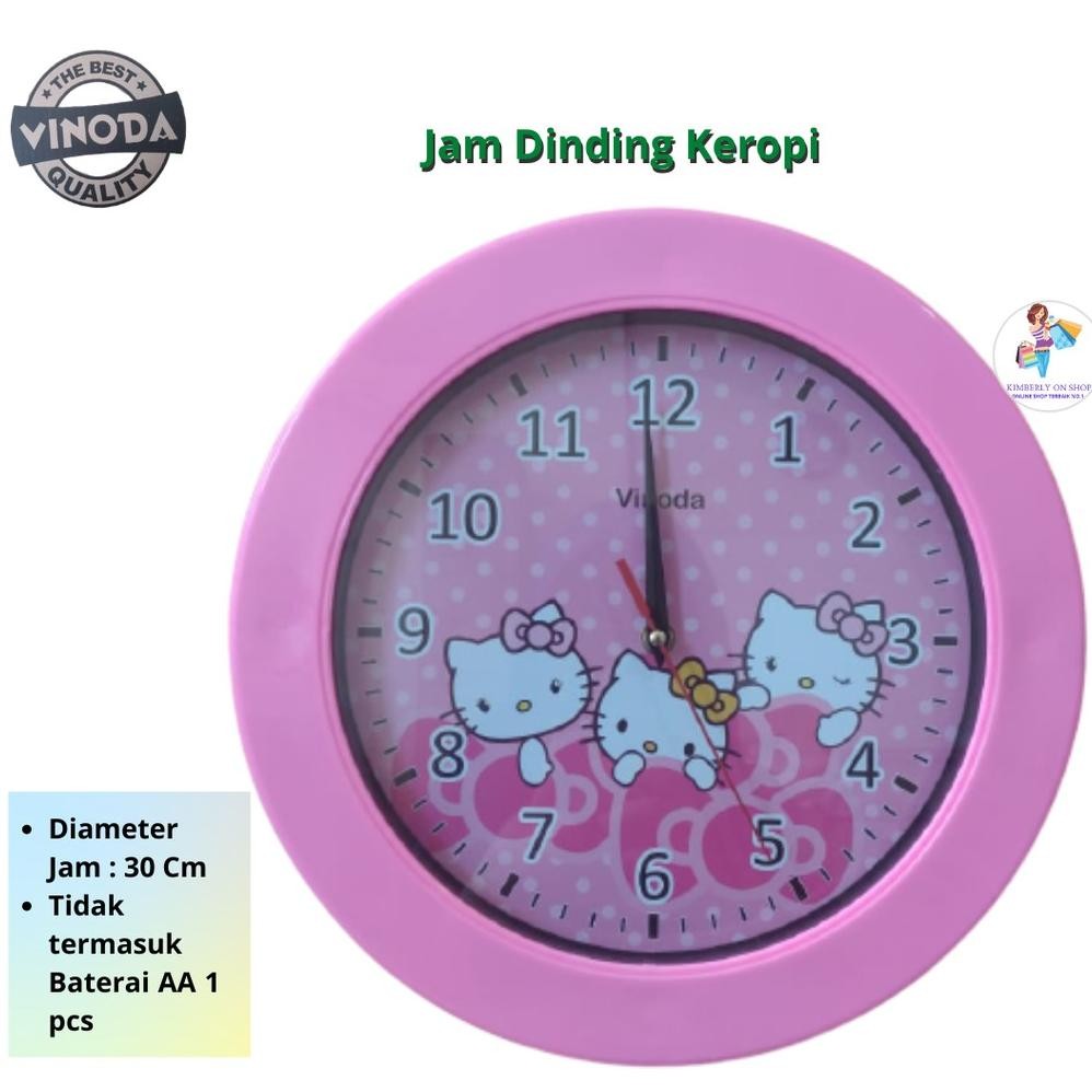 Jam Dinding Karakter Vinoda Vr-101 Terlaris