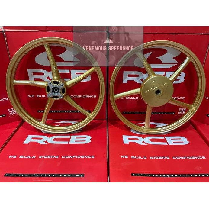 Paket Velg RCB SP522 Palang 5 Ring 17 Mio - Nouvo - Mio J