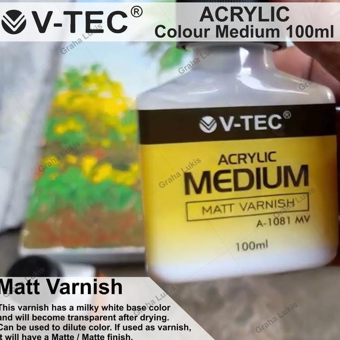 

ready V-TEC Acrylic Medium Gloss / Matt Varnish 100ml