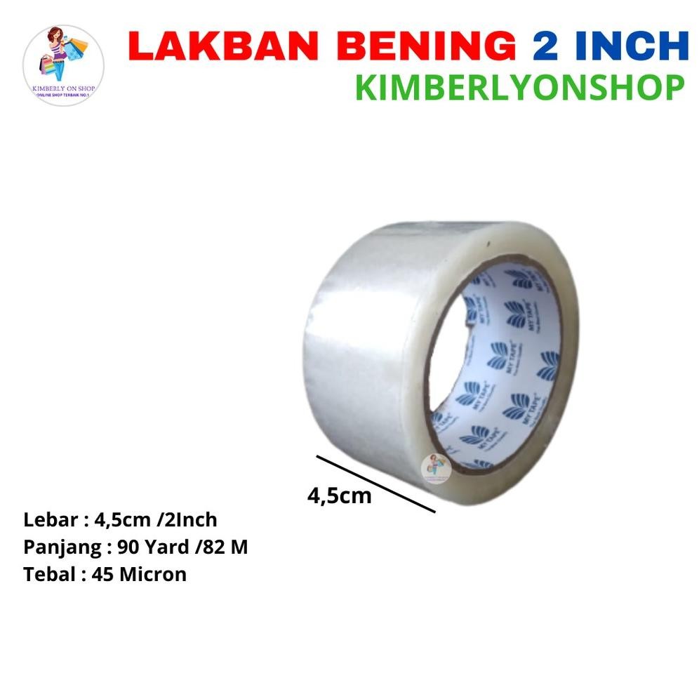 

Lakban Bening 2 Inch 90 Yard My Tape Spaylater 0%
