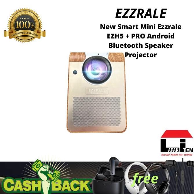 Ezzrale EZH5 Smart Mini Android Bluetooth Speaker Projector - EZH5+