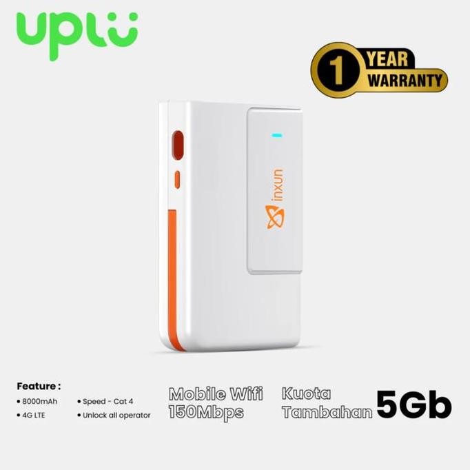 [FREE 5GB] UPLU G6 PocketWifi dan Powerbank modem wifi all operator 4Gmifi modem portable