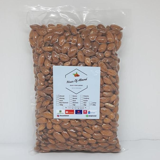 

Murah Kacang Almond Roasted (Panggang) 1Kg Olam