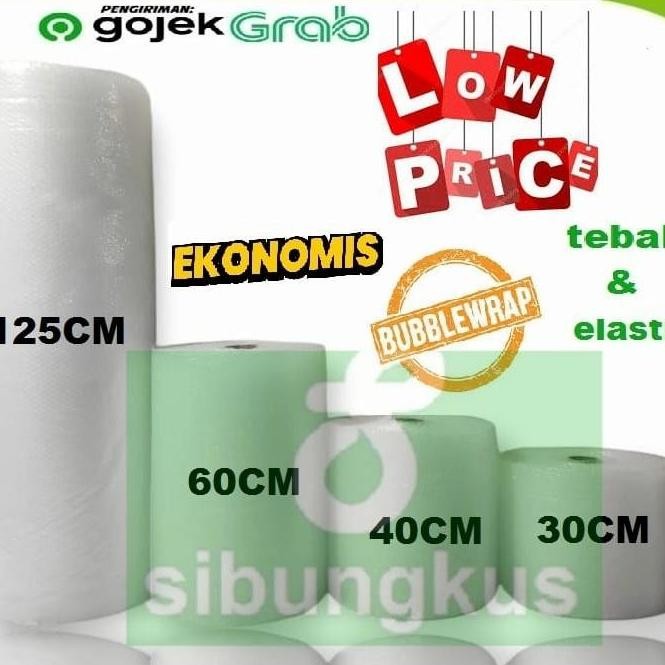 

ready stock BUBBLE WRAP ROLL BENING BUBLE WARP PUTIH TERMURAH EKONOMIS