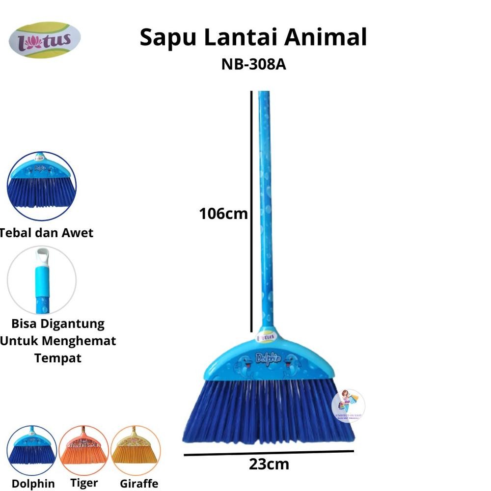 Lotus Sapu Lantai Animal Nb-308A Stok