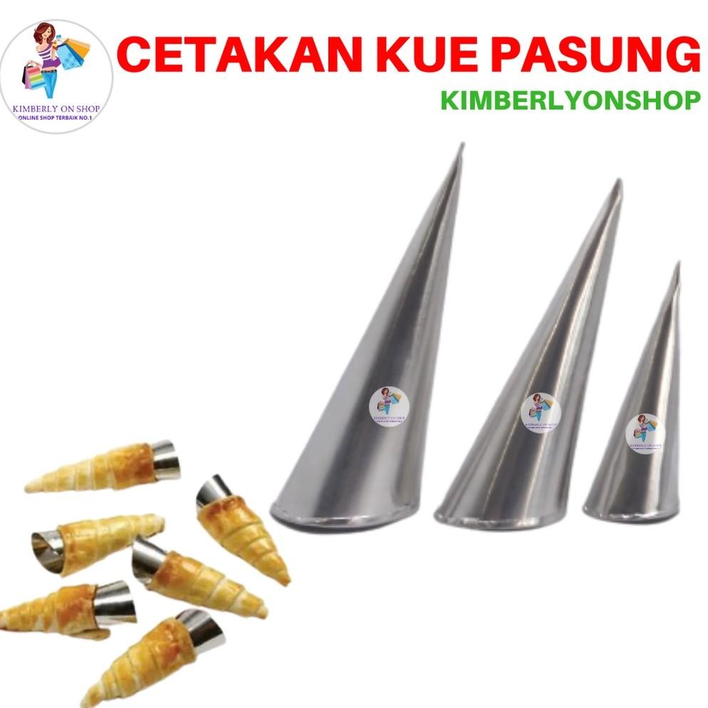 Cetakan Kue Pasung Kue Rum Horn Kue Cuncum Serbaguna Stok
