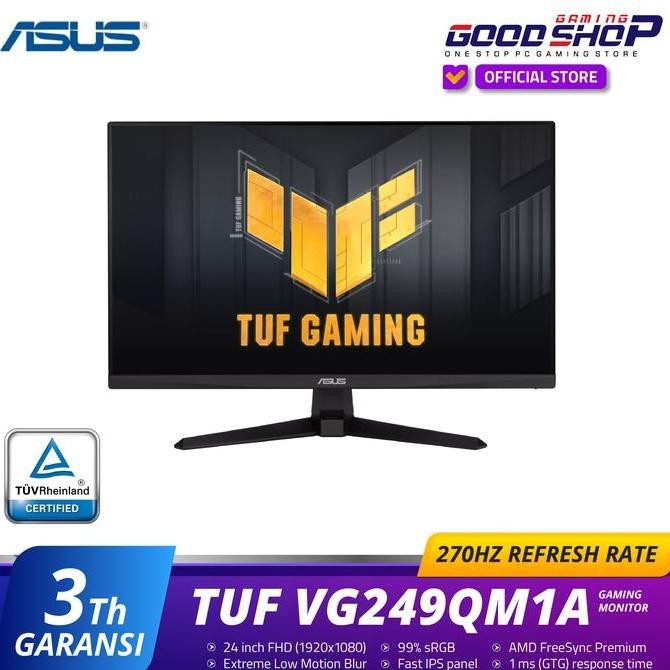 Asus TUF VG249QM1A 23.8inch 270Hz G-Sync Gaming LED Monitor
