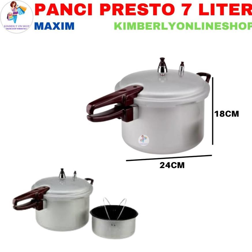 Panci Presto 7 Liter 24 Cm Maspion Stock