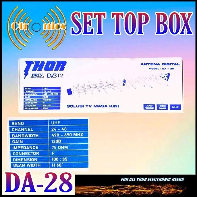 new  Antena TV Digital DA-28 THOR