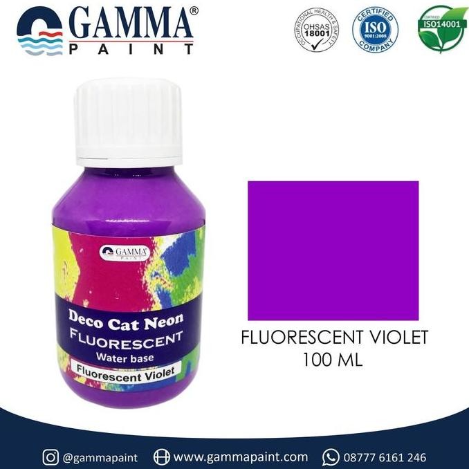 

ready DECO Cat Neon FLUORESCENT UV PAINT - Violet 100ml