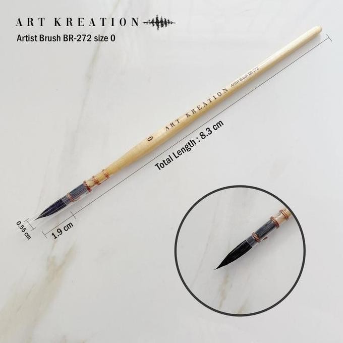 

ready ART KREATION SYNTHETIC SQUIRREL BRUSH BR-272