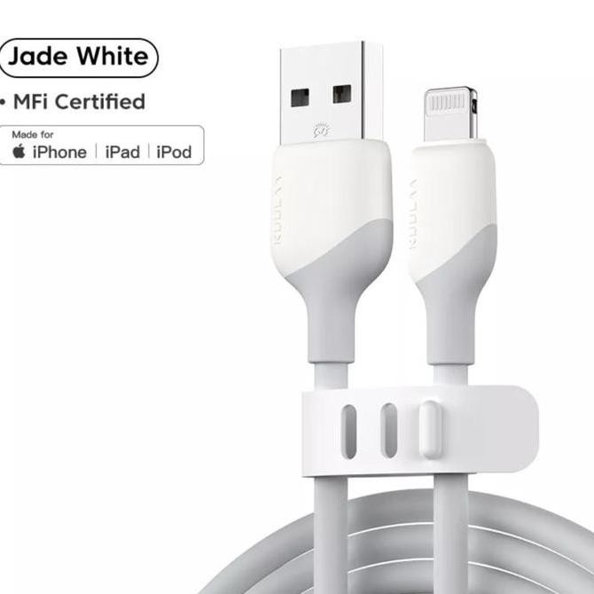 ready KUULAA Kabel MFI Tipe USB to Lightning Iphone Soft Silicone Cable 1M