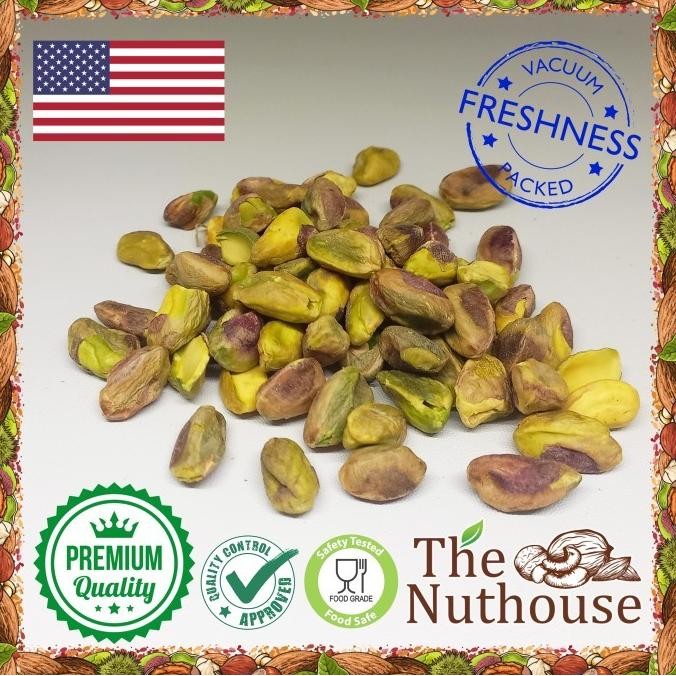 

(Expert) 1kg Pistachio Whole Kernels US Extra no. 1 RAW No Shell Kacang