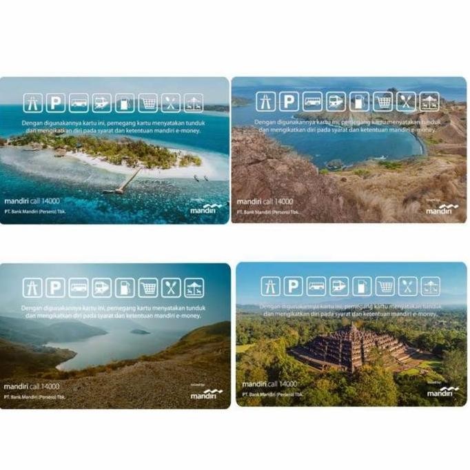 ready Emoney etoll E money Mandiri wonderful indonesia