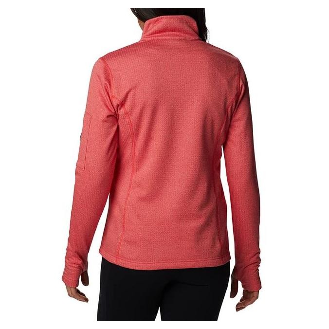 Jaket Columbia Women'S Park View Grid Half Zip Fleece Jacket Big Size