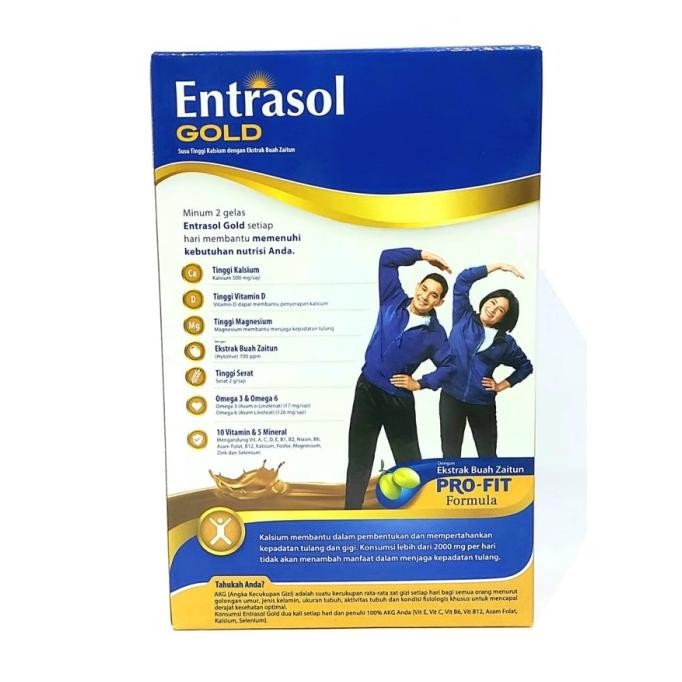 

(Expert) Entrasol Gold Chocolate 580gr susu kalsium