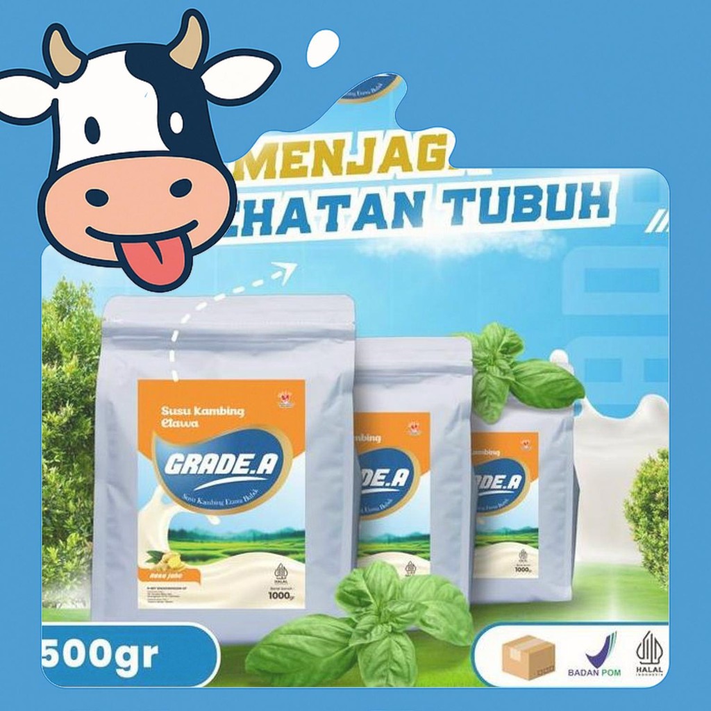 

Susu Kambing Etawa Bubuk Grade A Rasa Jahe Untuk Kesehatan Tulang