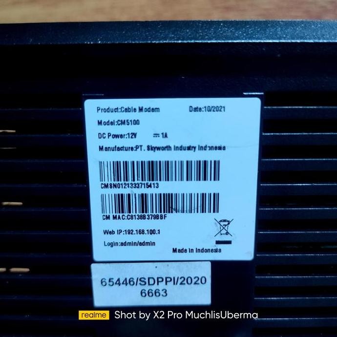 ready !!! Cable Modem CM5100