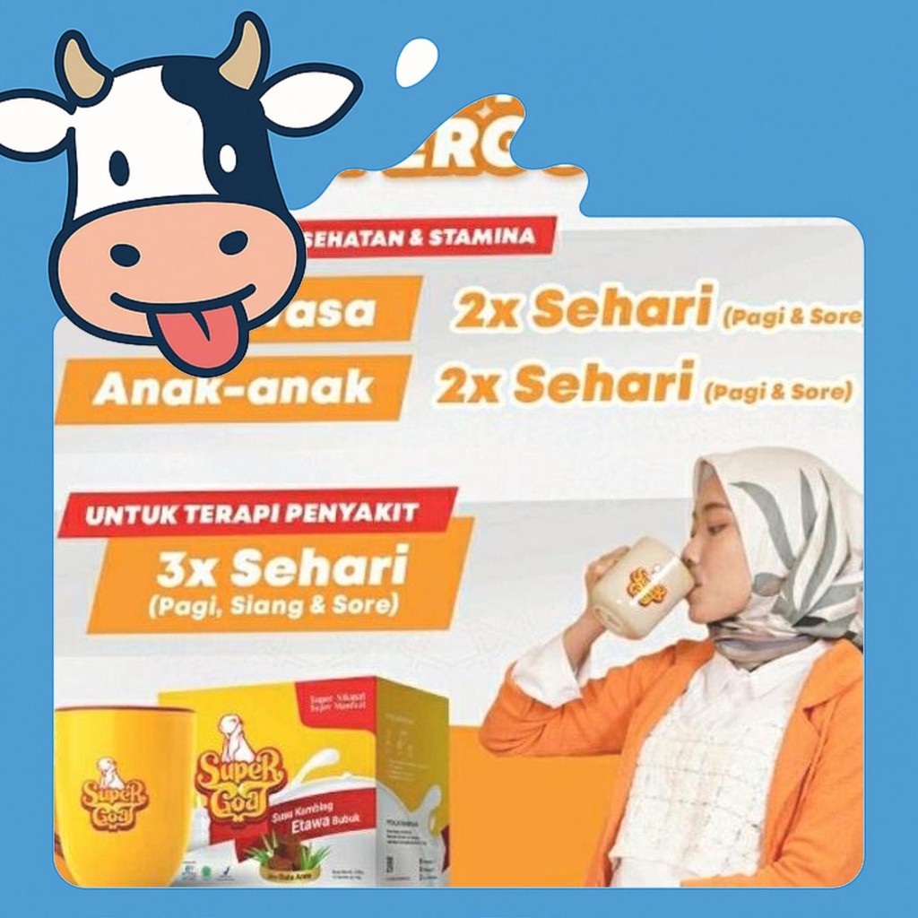 

Terbaru Susu Kambing Etawa Super Goat Plus Gula Aren 10Sachet