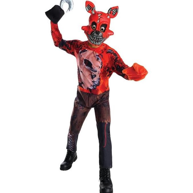 Five Nights at Freddy's Nightmare Foxy The Pirate Costume Size 5-7T