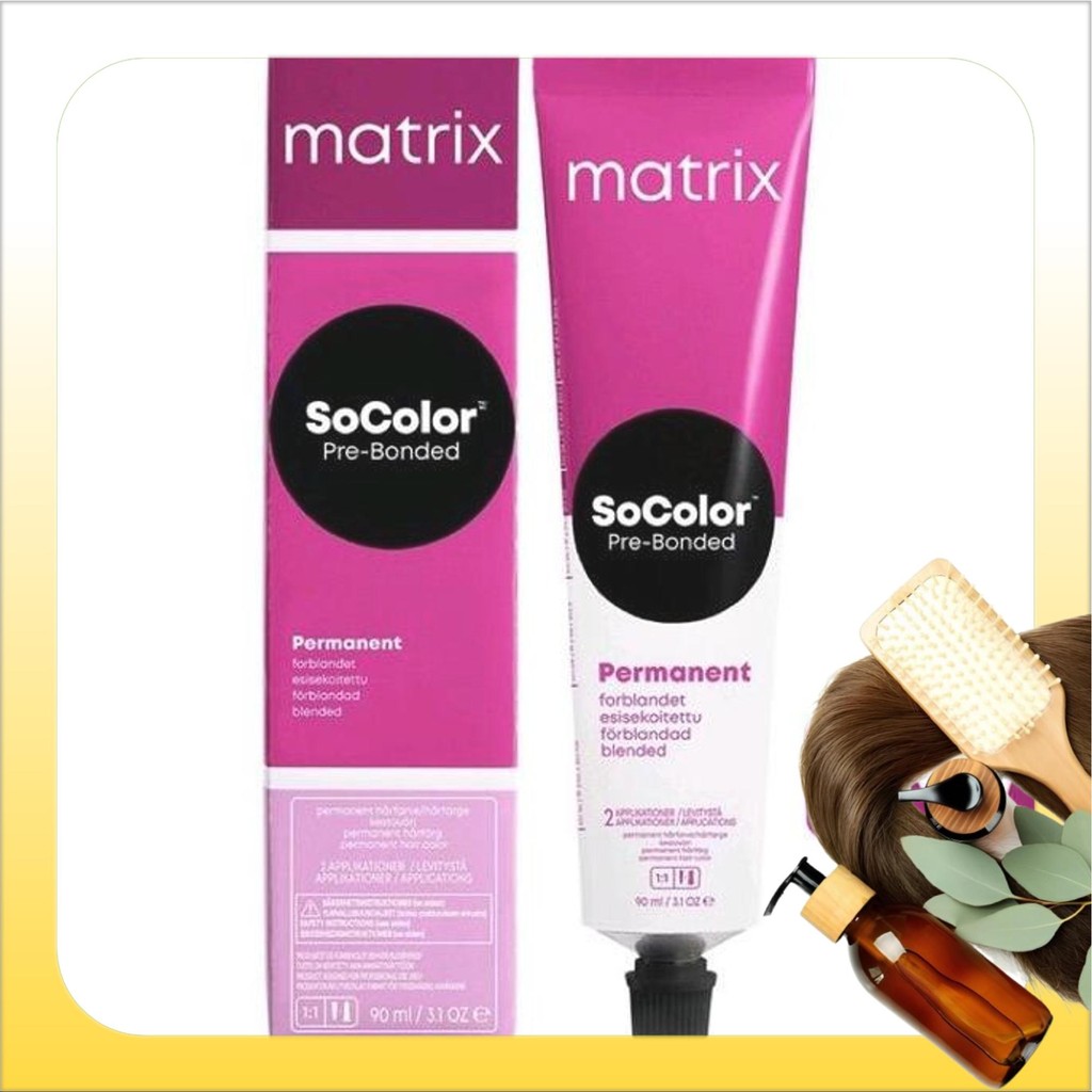 cat matrix socolor 12.1 / 12a / as / gray / abu abu cat rambut+ oxydant campuran 6% warna tahan lama