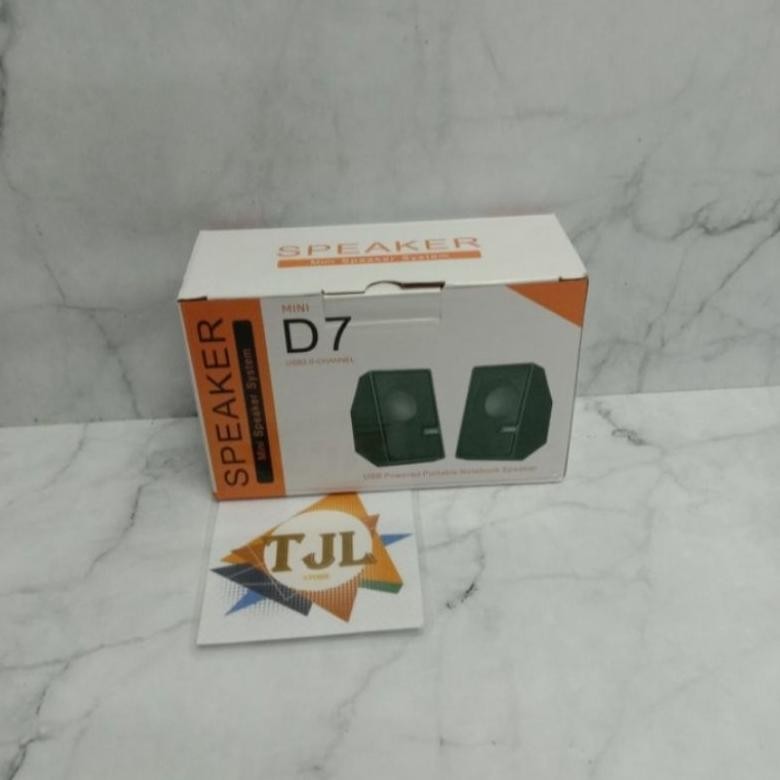 Baru Speaker K-One D7 / Speaker Multimedia K-One - Spekaer Laptop Bagus
