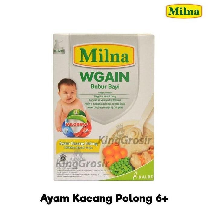 Milna Wgain 6+ 8+ / Bubur Bayi 6-12 Bulan / Bubur Bayi 8-12 Bulan