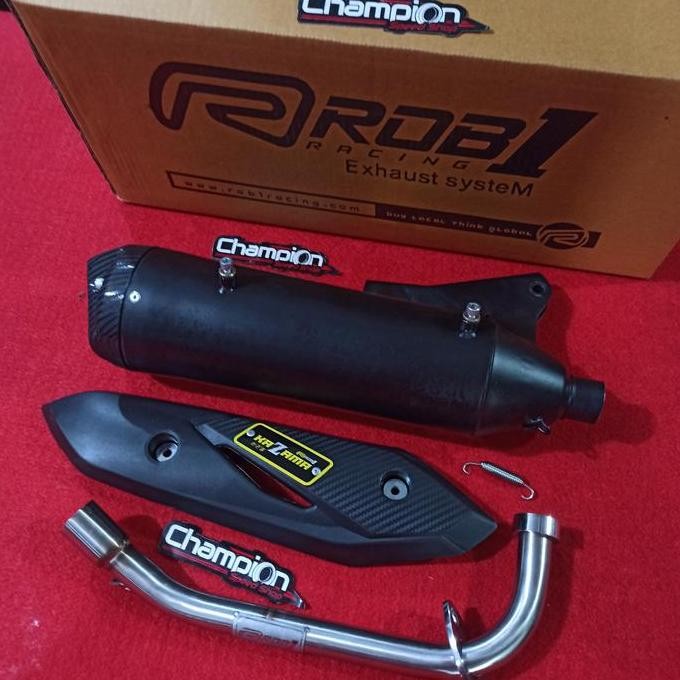 Murah Knalpot Standar Racing Rob1 Kazama Mio Sporty Mio Smile Mio Soul Karbu