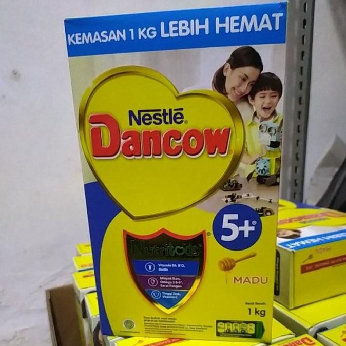 

(Expert) Nestle Dancow 5+ Madu 1kg susu pertumbuhan anak usia 5-12th box 1Kg