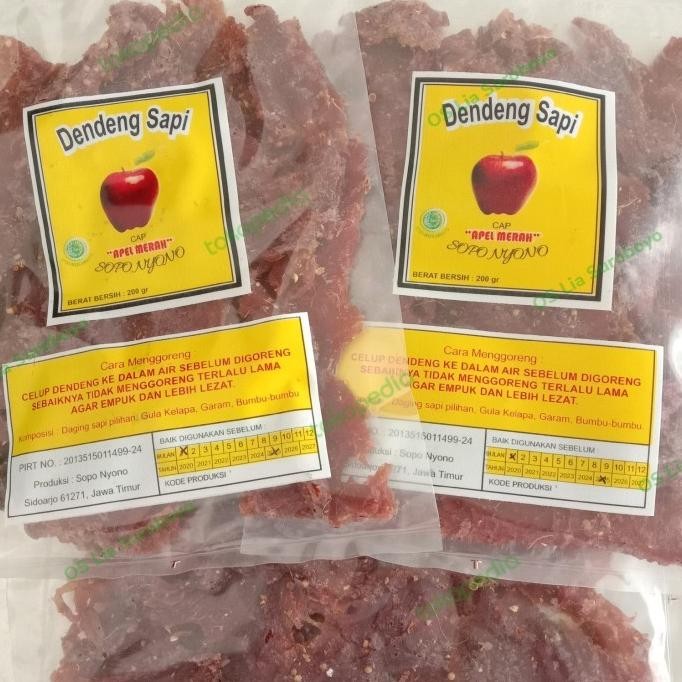 

(Expert) Dendeng sapi manis MENTAH cap apel
